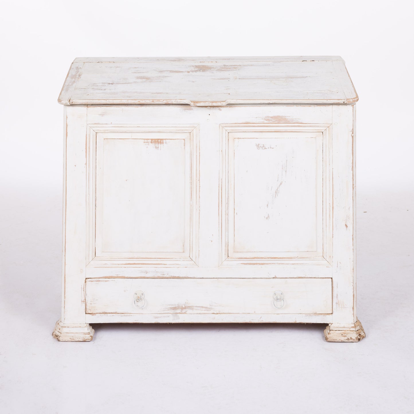 3 Compartment Flour Storage Chest with Slanted Top
