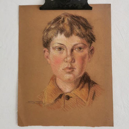 Oil on Thick Paper - Portrait, Pierre Roig