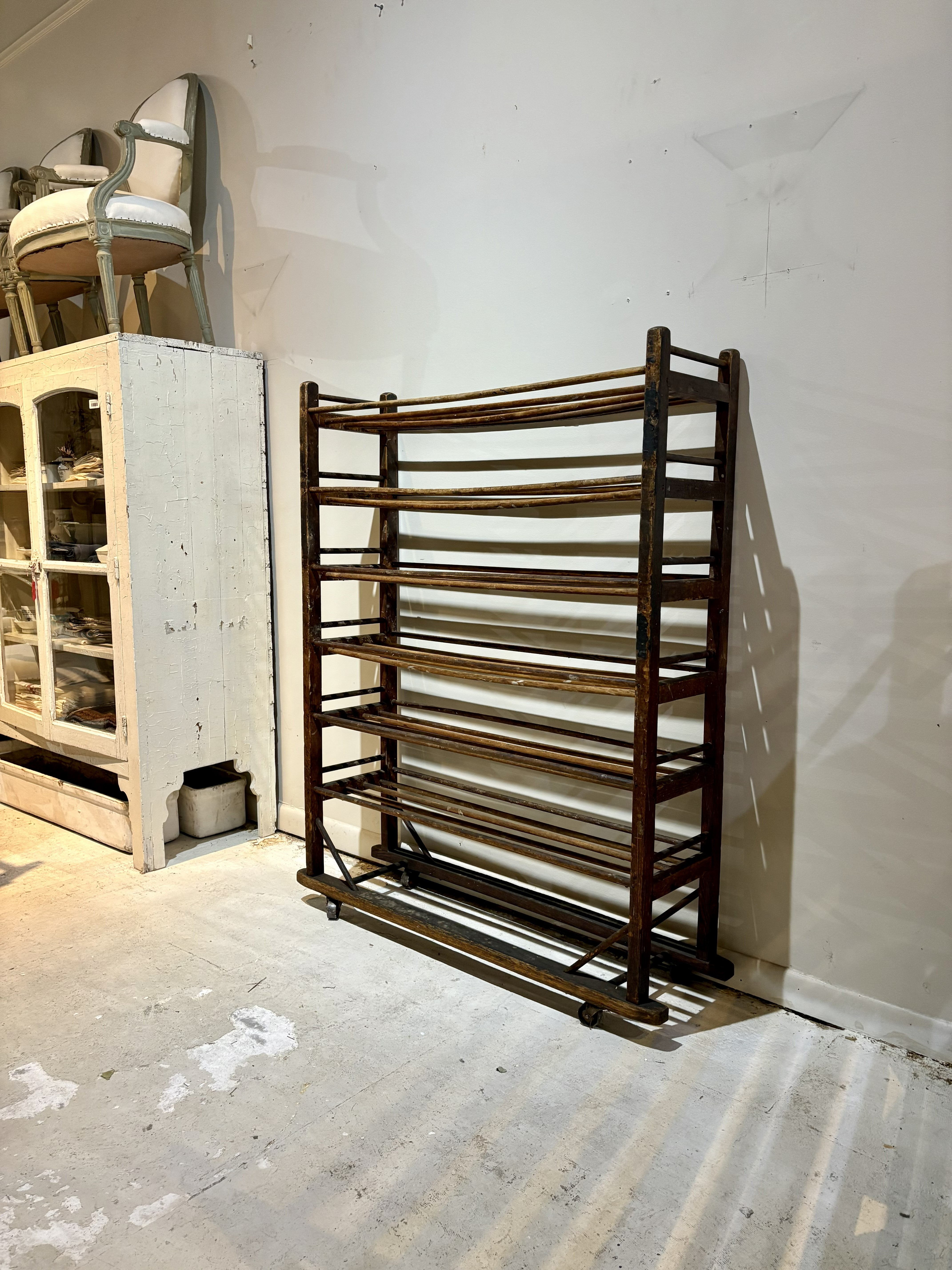 Dark Wood Baker's Rack