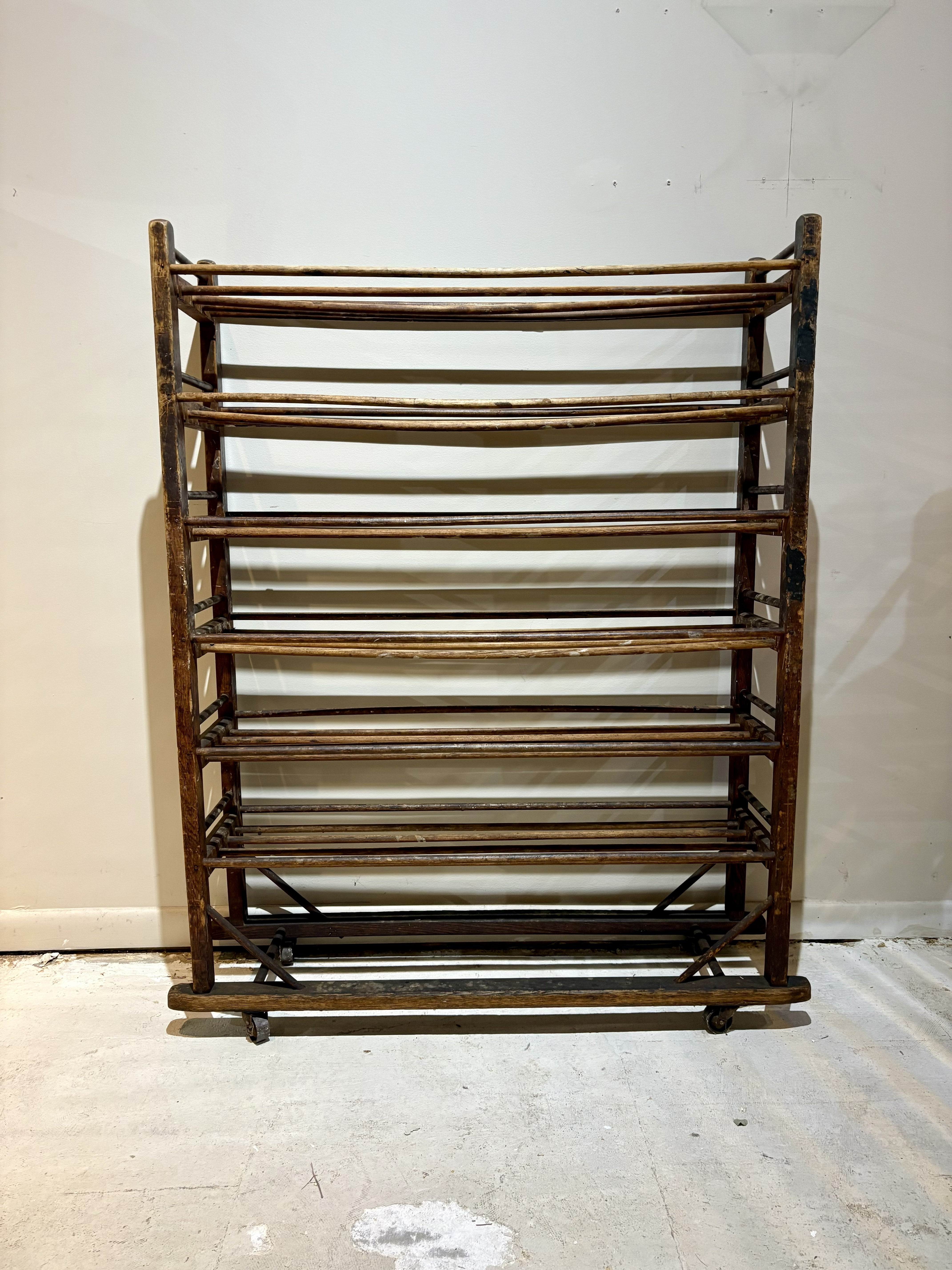 Dark Wood Baker's Rack