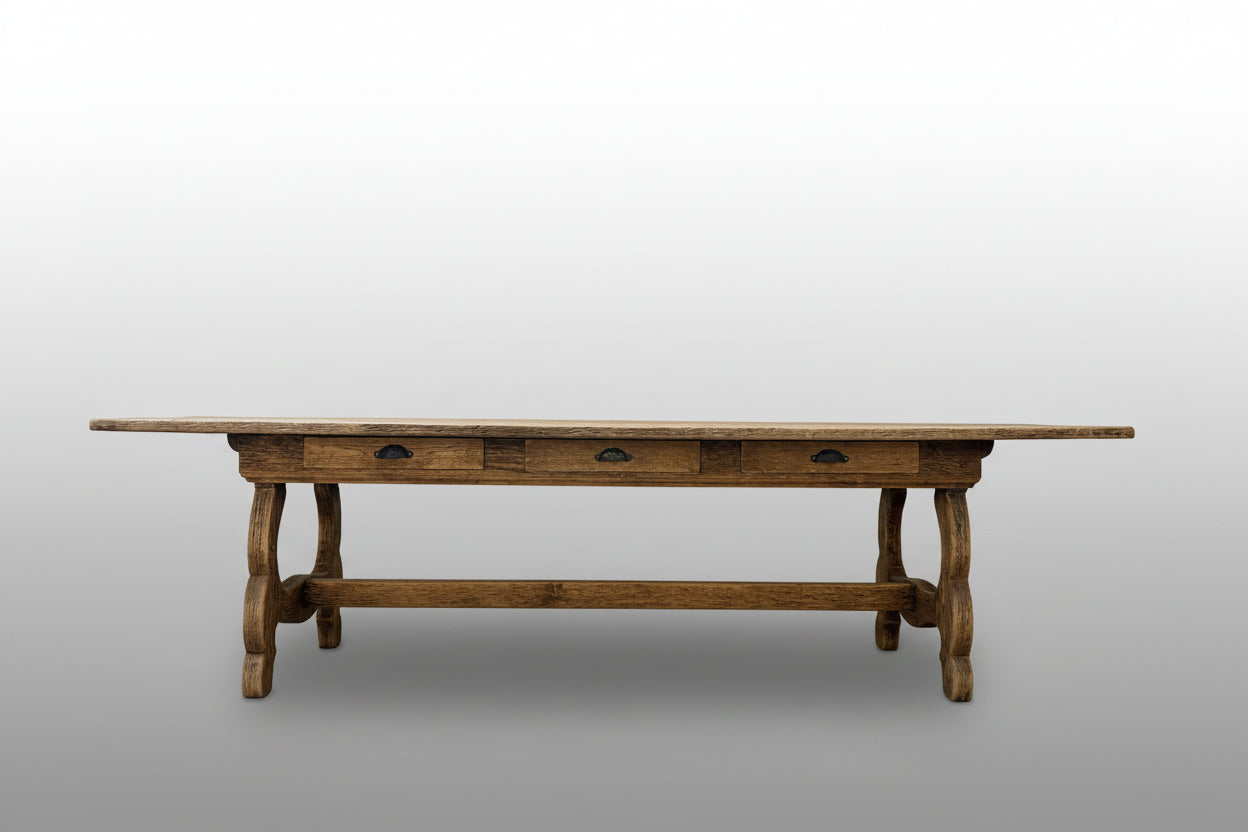 French Oak Dining Table