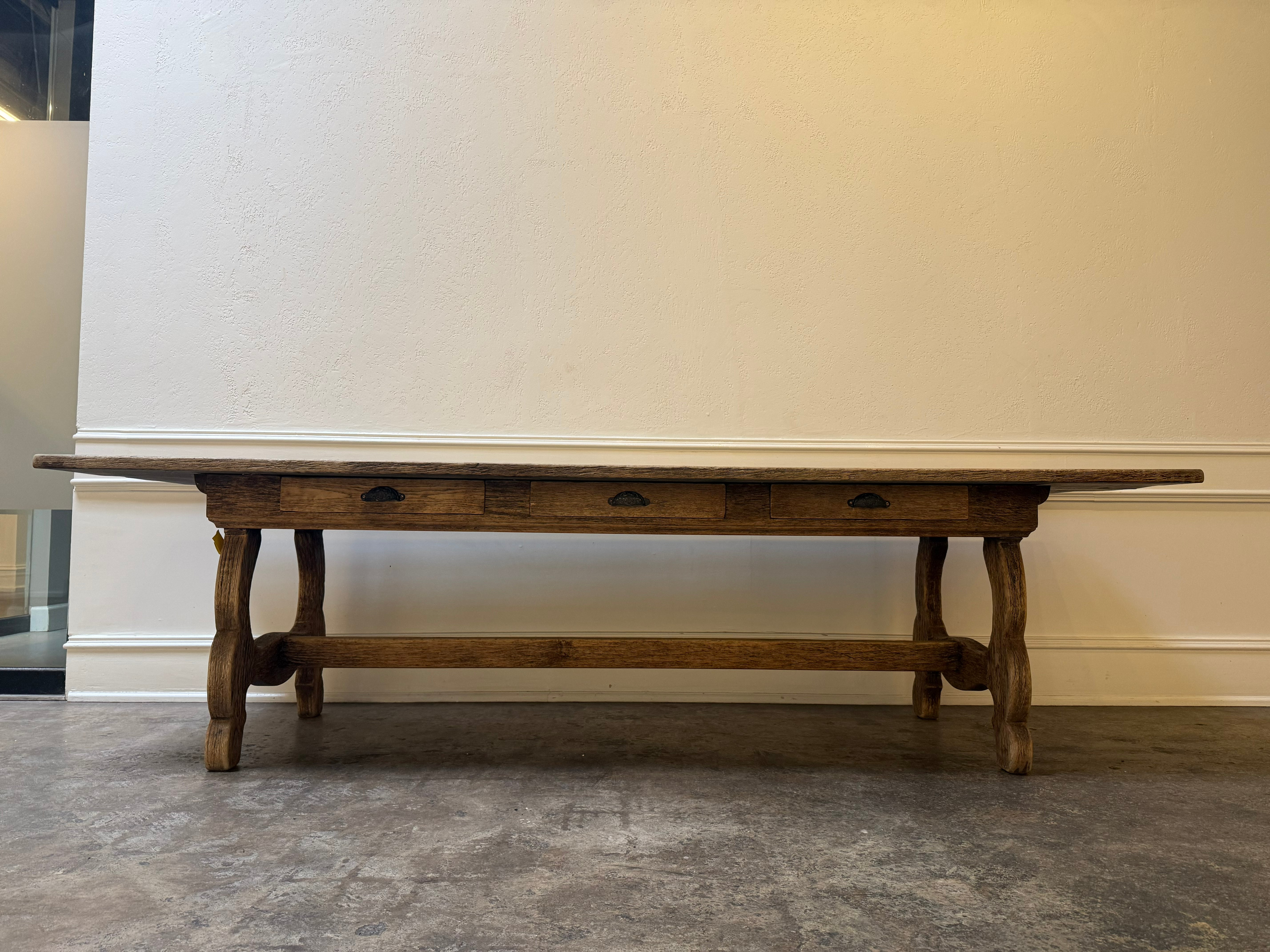 French Oak Dining Table