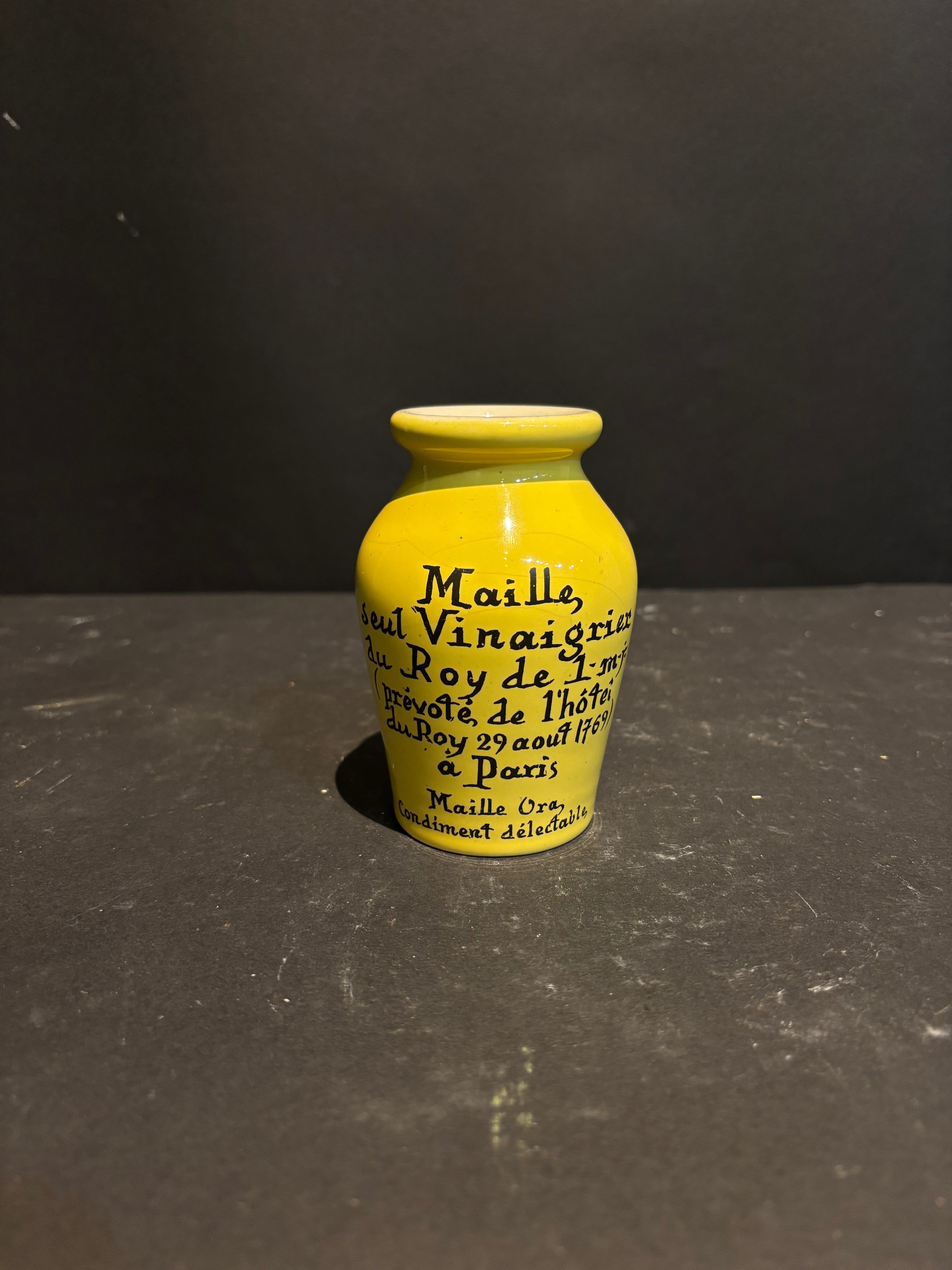 Maille Yellow Mustard Jar