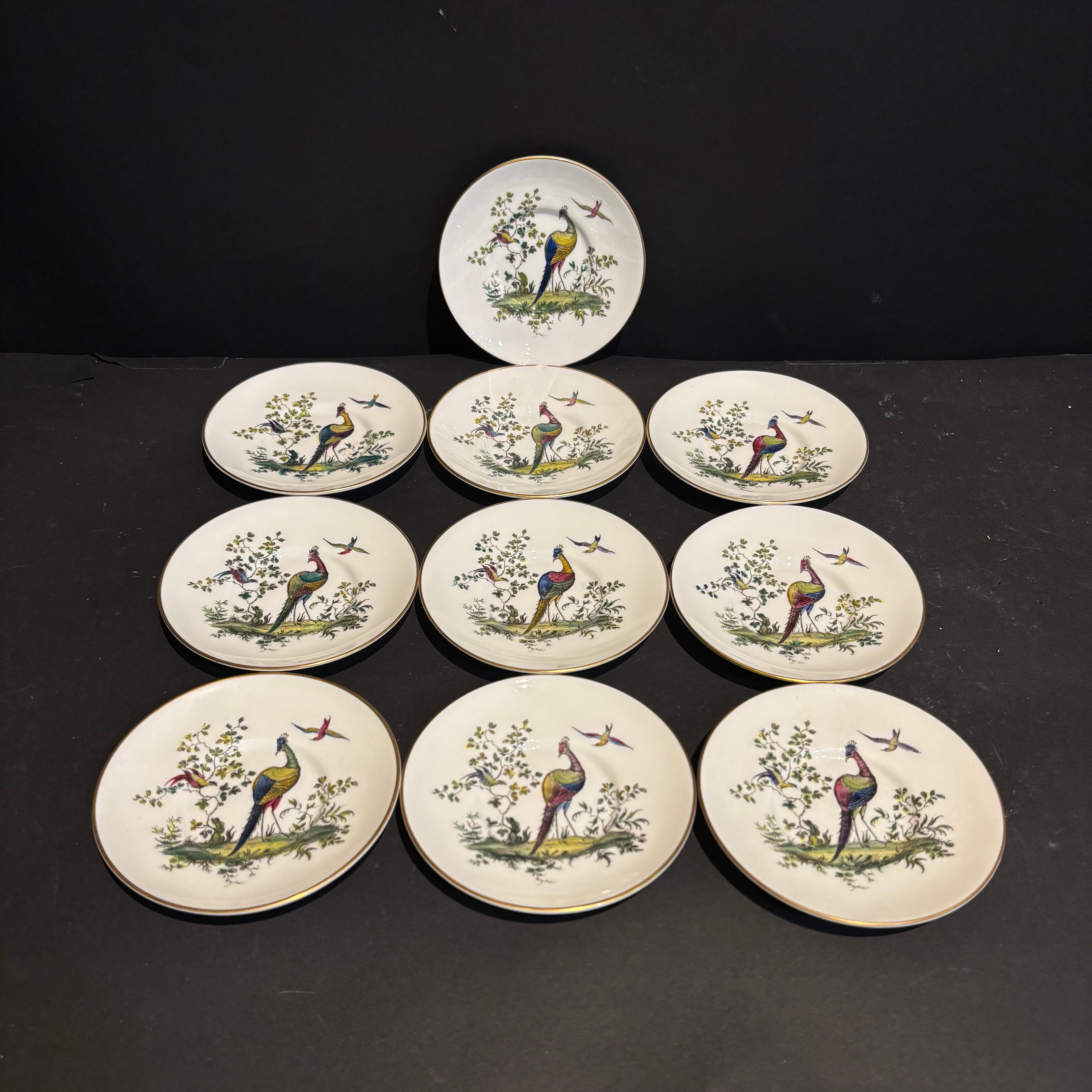 Set of China "Royal Wochester" Plates