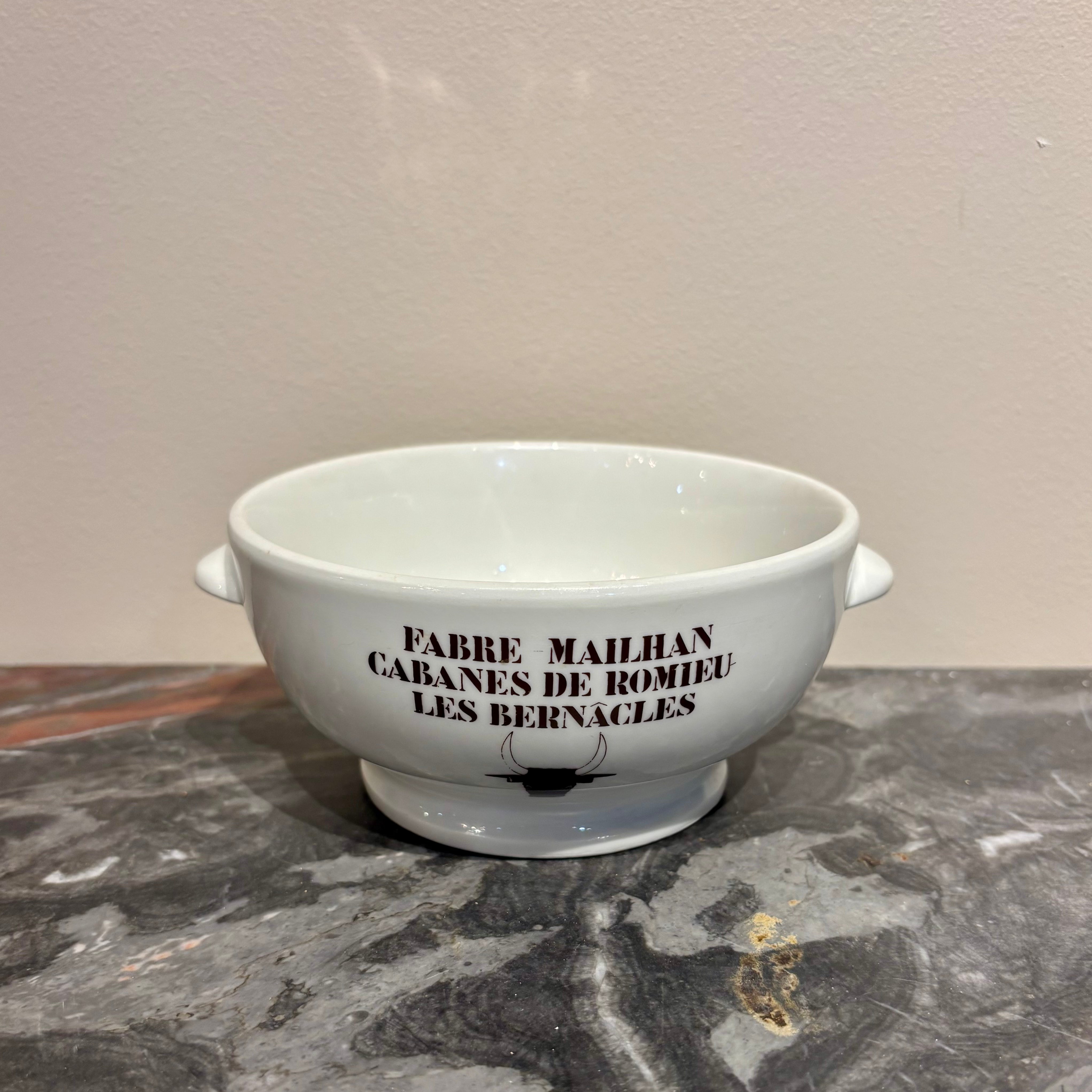 Parisian Porcelain Coffee Service with Names of Camargue Herds