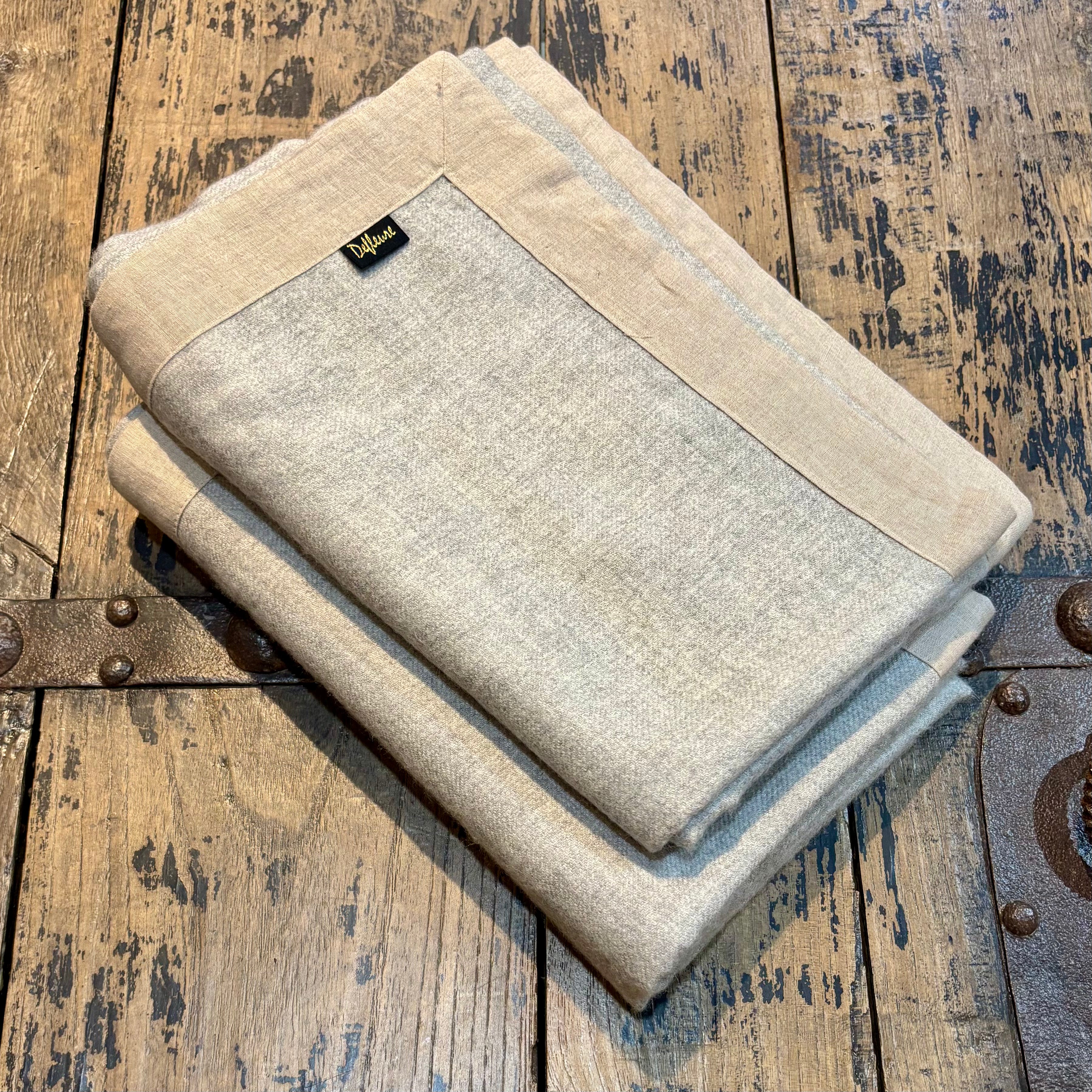 Defleure Alpaca Throw Linen Binding