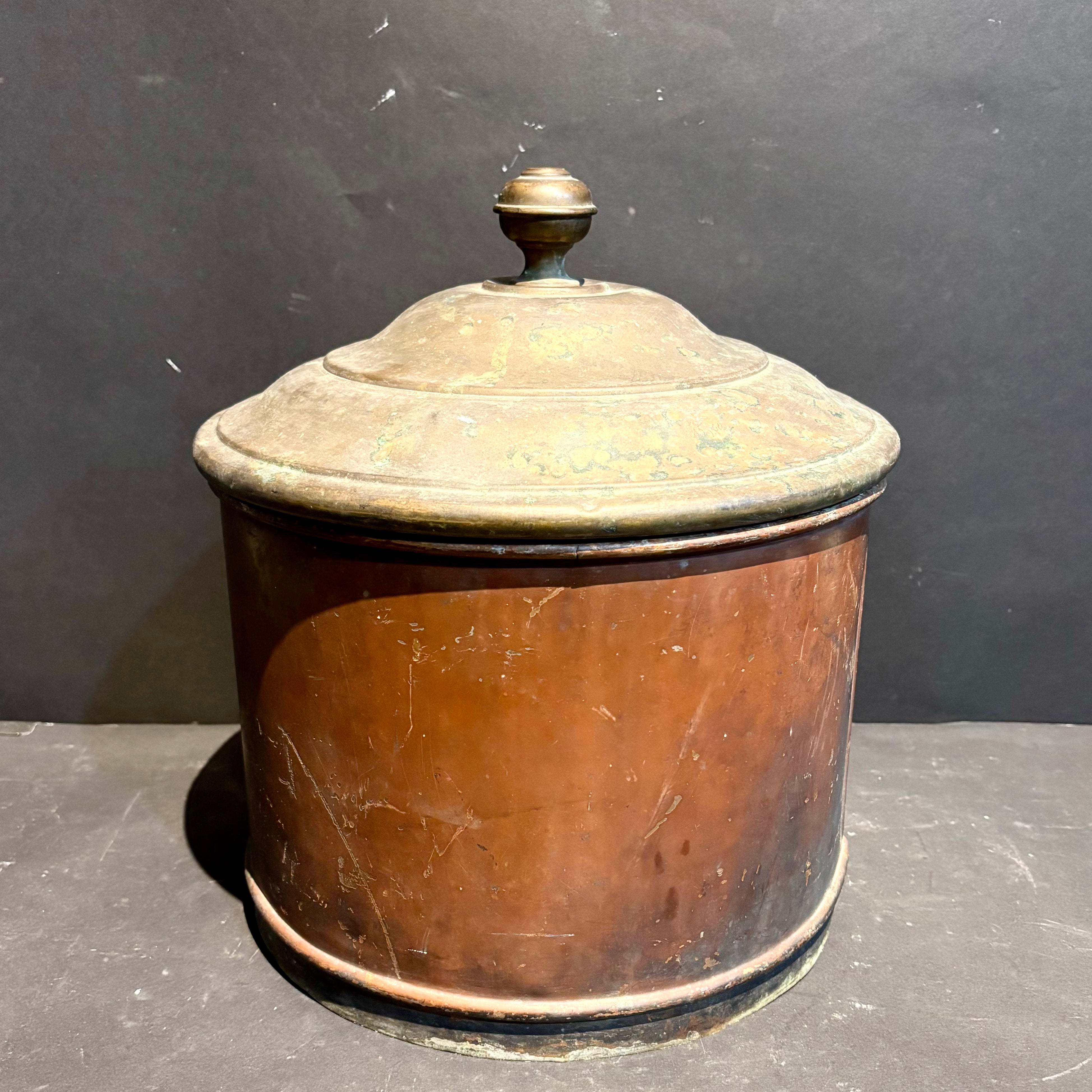 Metal Apothecary Box with Lovely Patina