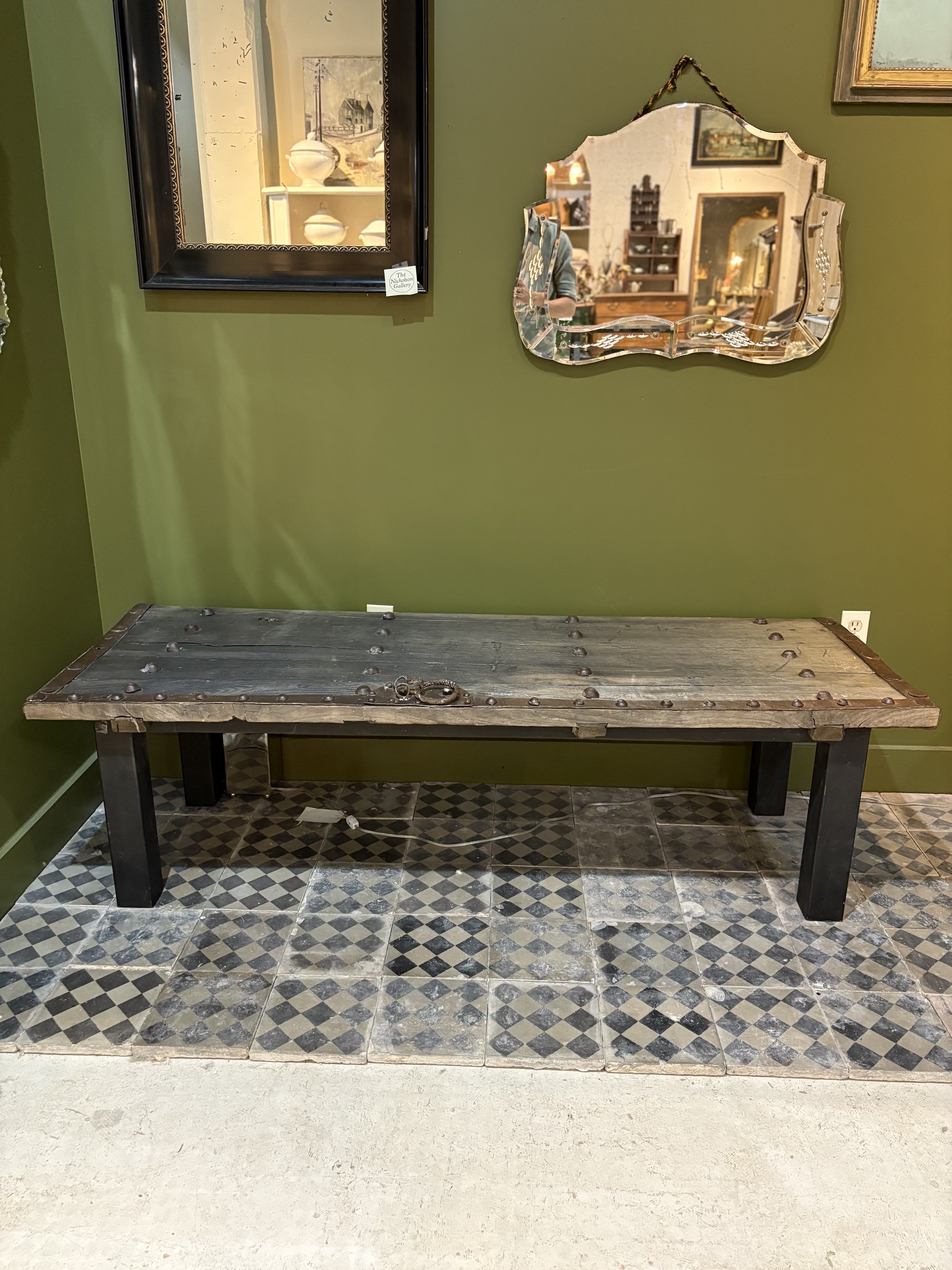 Antique Indian Door Coffee Table