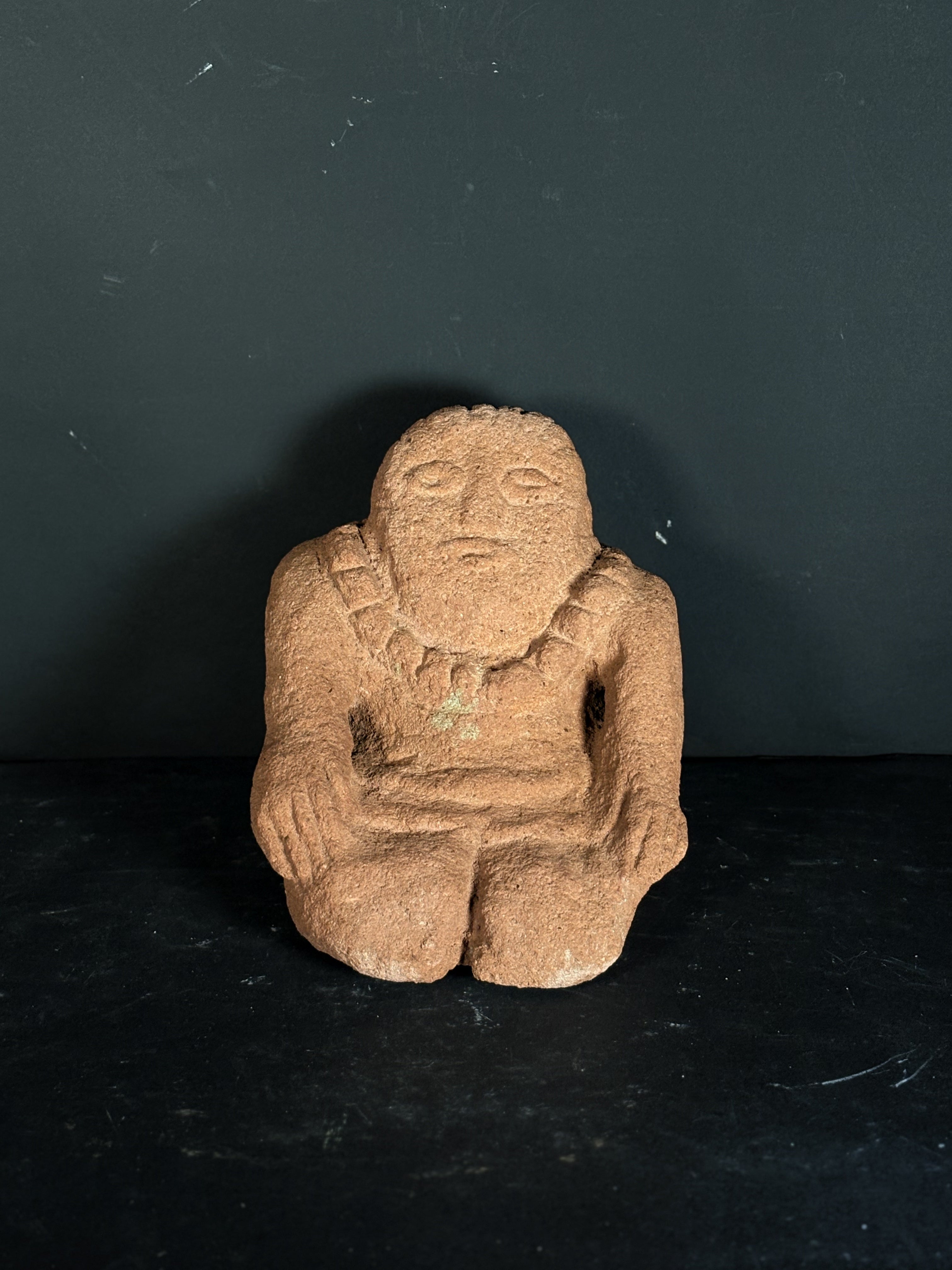 Carved Stone Figure