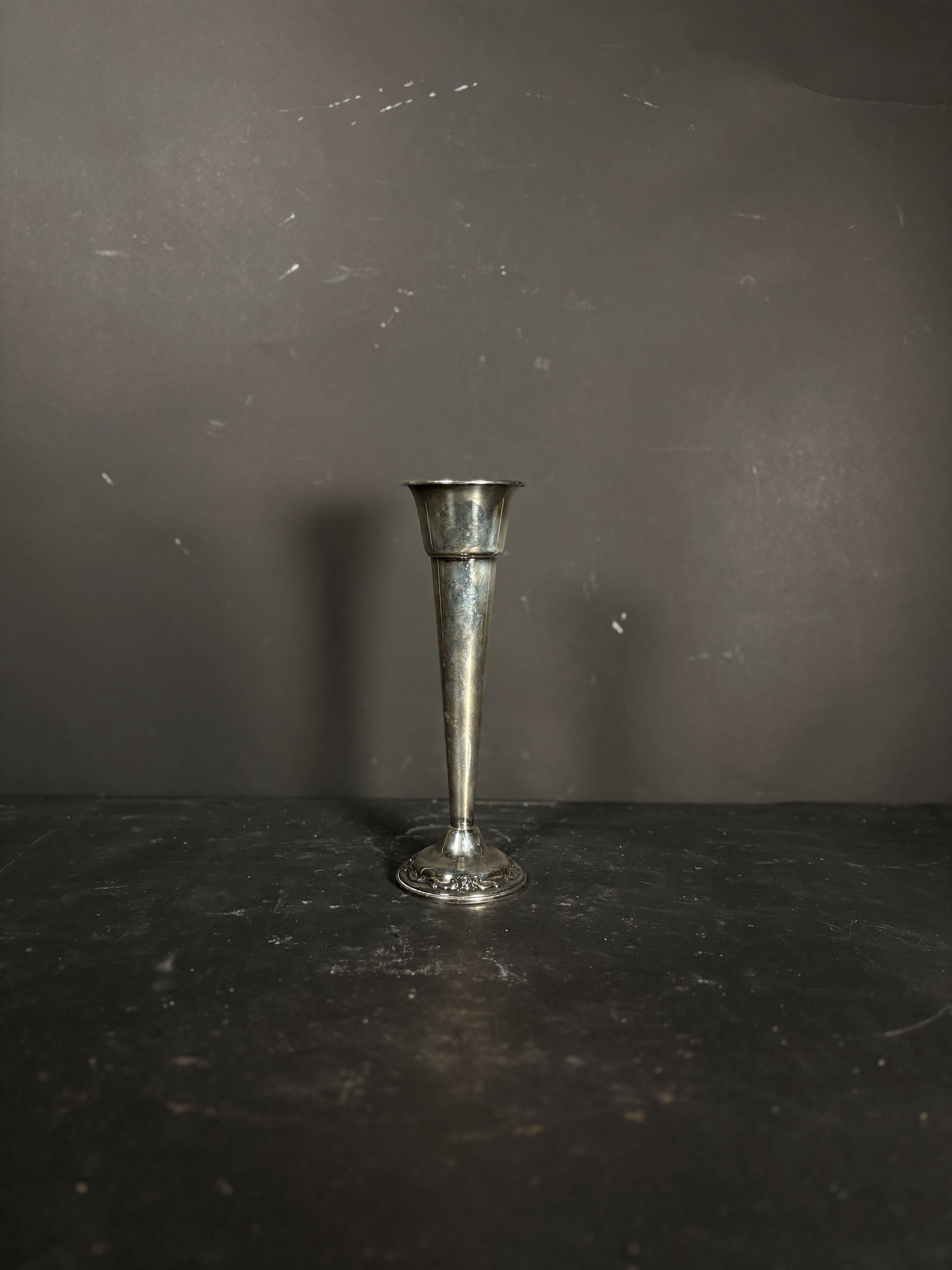 Gorham Silver Plated Trumpet Vase