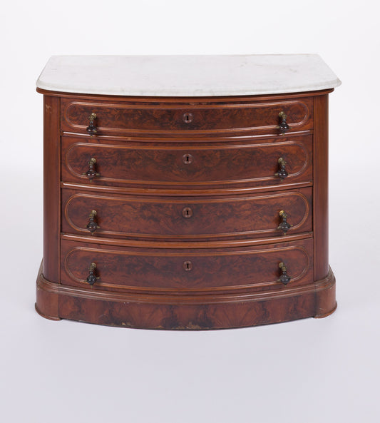 English Walnut  Commode
