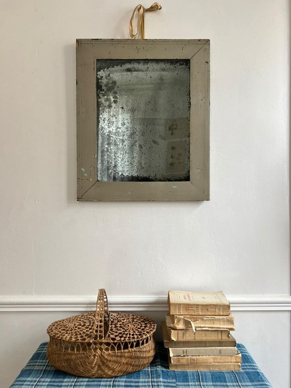 Louis XVI Period Mirror w/ Mercury Glass