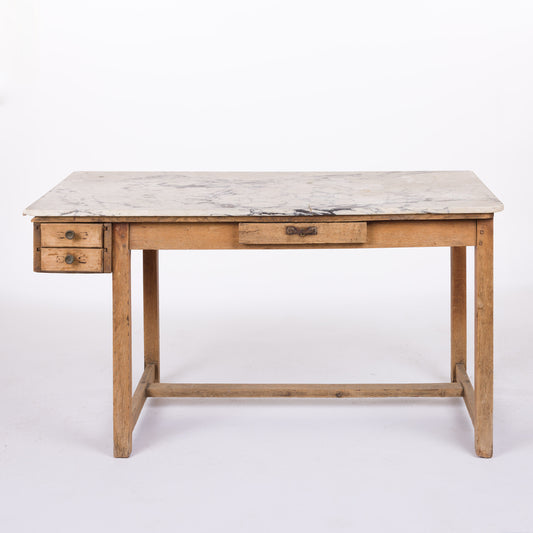 Marble Top French Writing Desk
