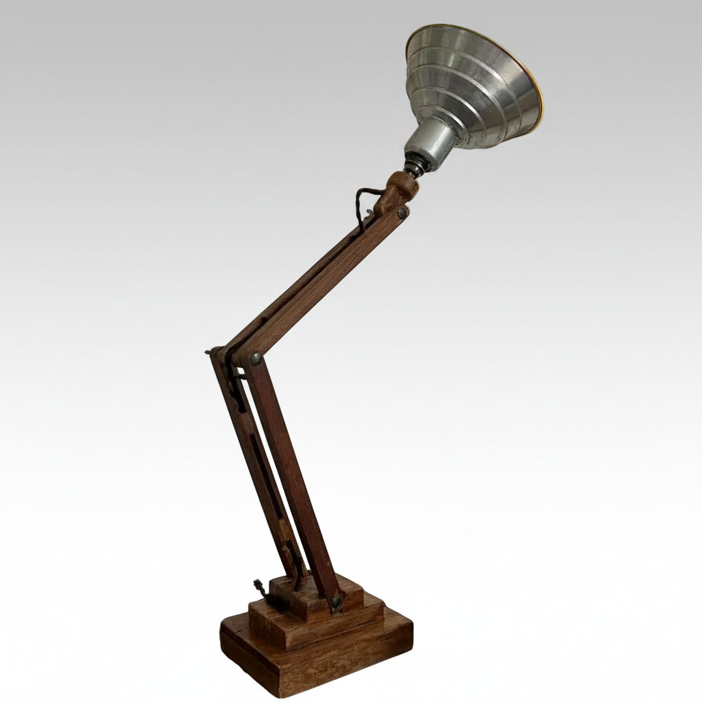 1940s French Constructivist Period Adjustable Desk Lamp