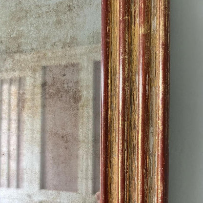 Period Directoire Mirror - Gilt Patina and Mercury Glass