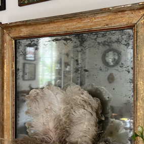 Mercury Mirror - Gilt Patina