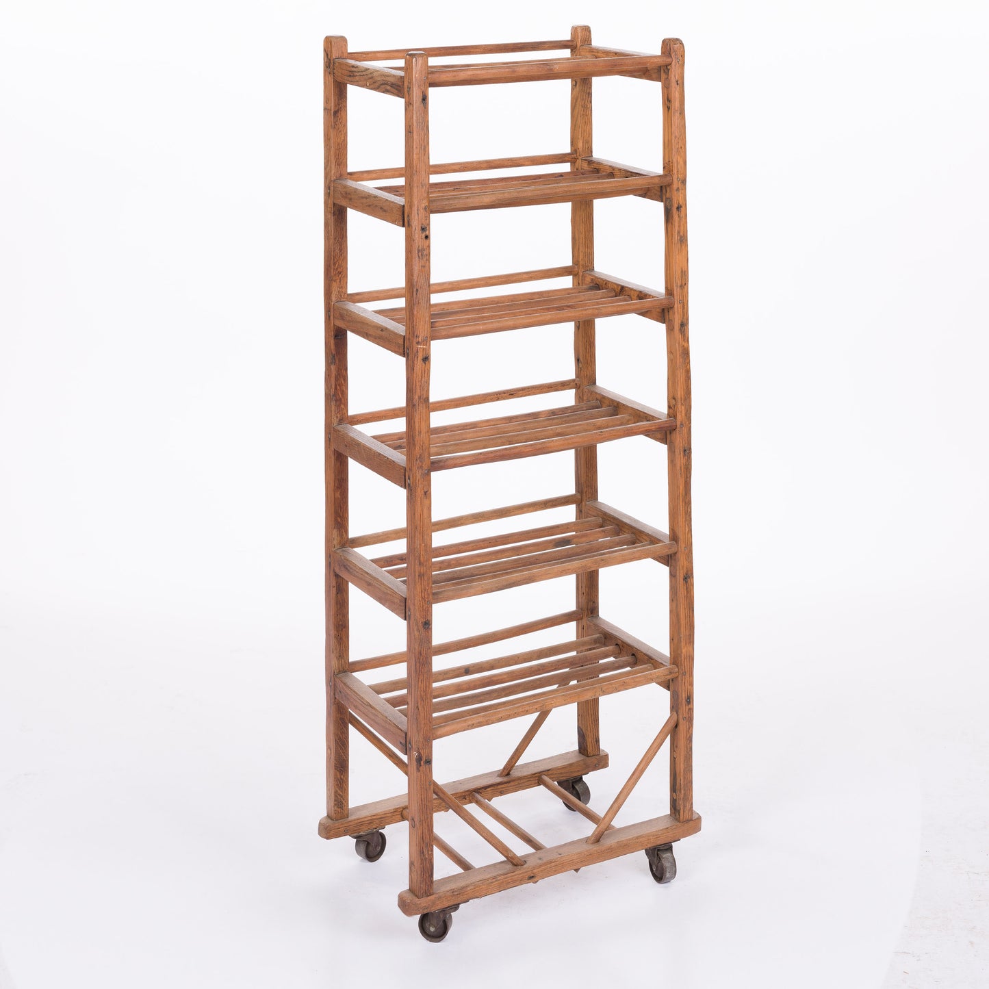 French Bakery Shelf with Original Wheels