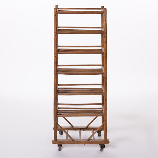 French Bakery Shelf with Original Wheels