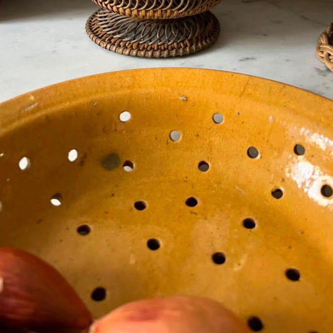 1940s Provence Pierced Dish