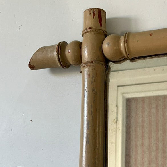 Mid-Century Faux Bamboo Mirror