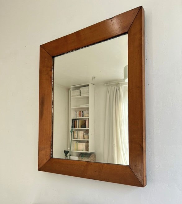 Blonde Walnut Mirror