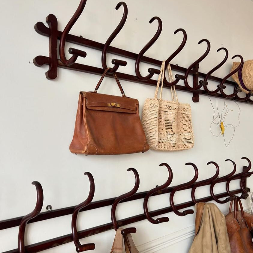 Coat Rack with Double Hooks in the Style of Thonet