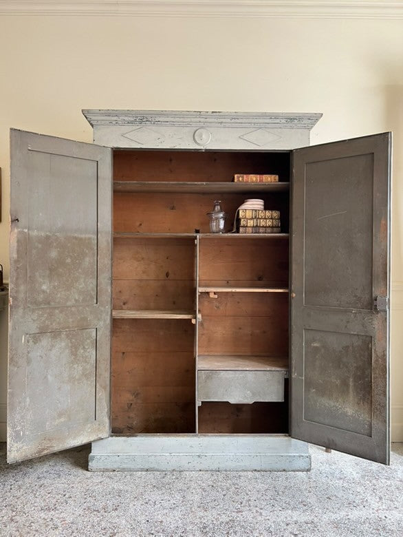 Directiore Period Light Grey French Armoire