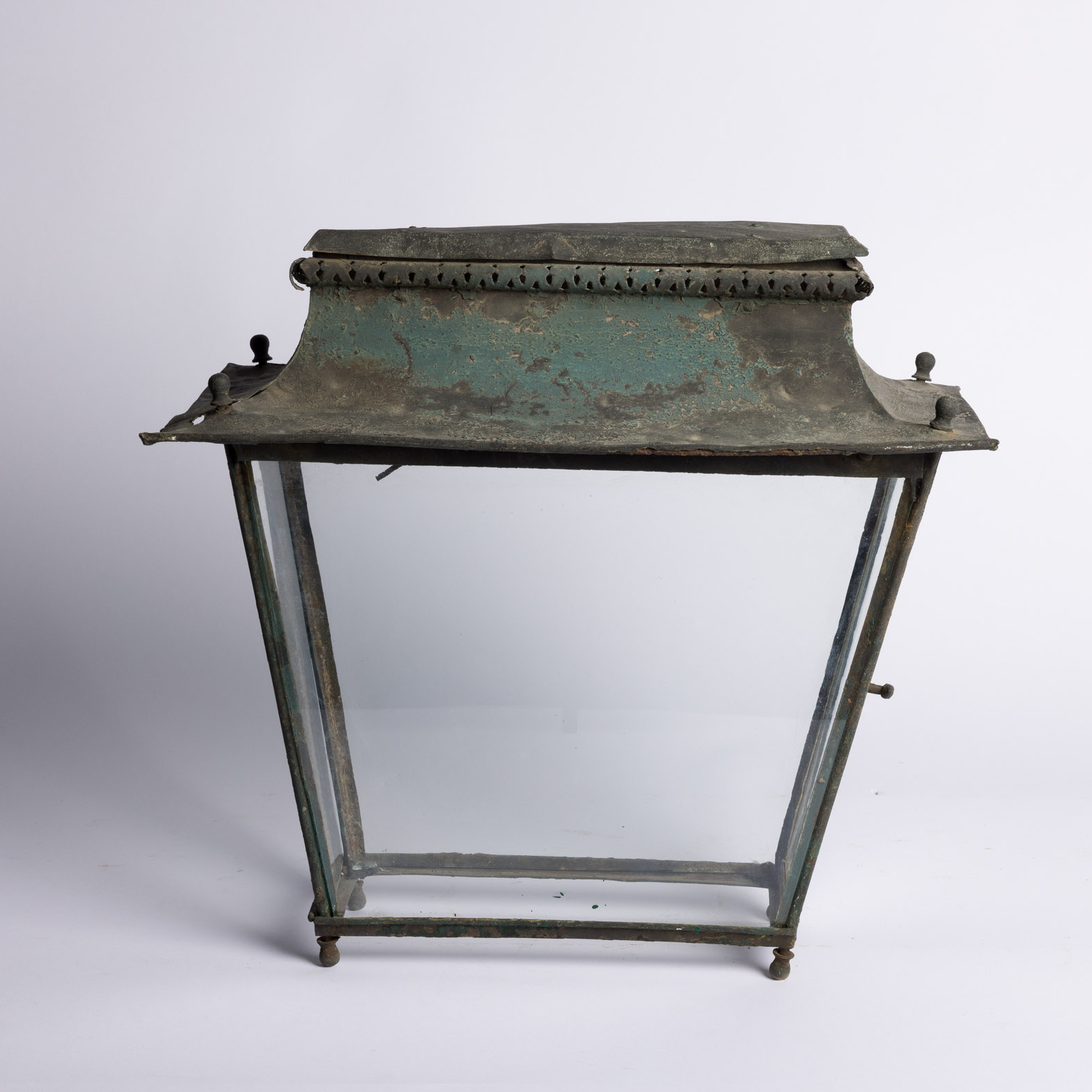 Large Zinc Candle Lantern