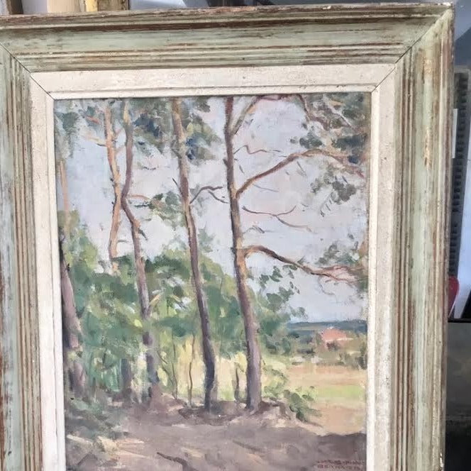 Oil on Canvas - Trees, Signed and framed