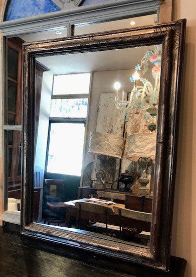 Louis XVI Gilt Mirror with Original Mercury Glass
