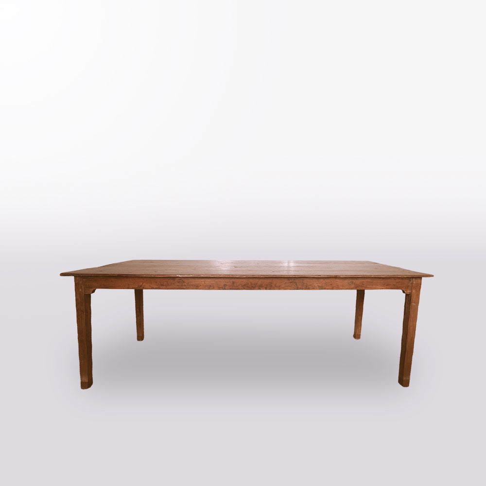 French 1880 Chestnut Dining Table