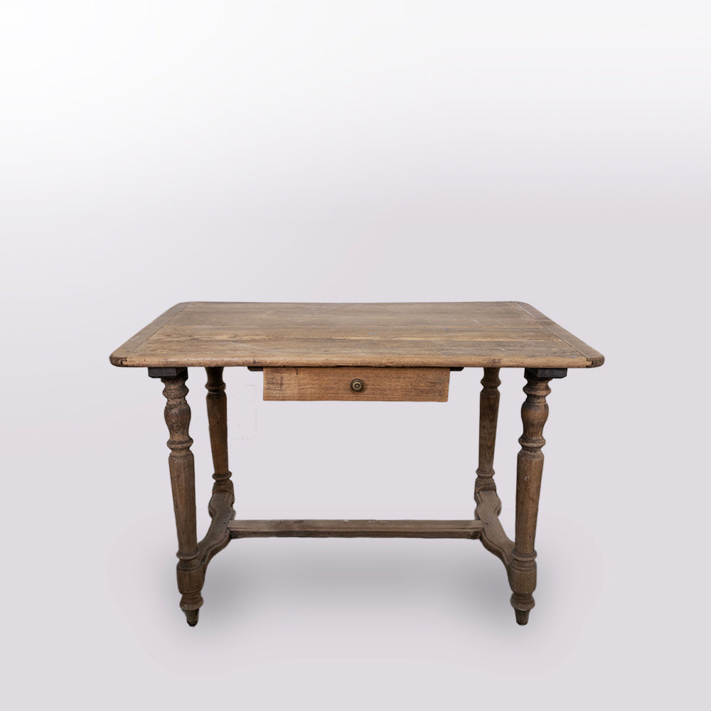 1860 Louis Phillipe Bleached Oak & Pine Table