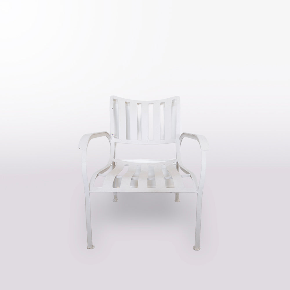 French 1950s Metal Armchair