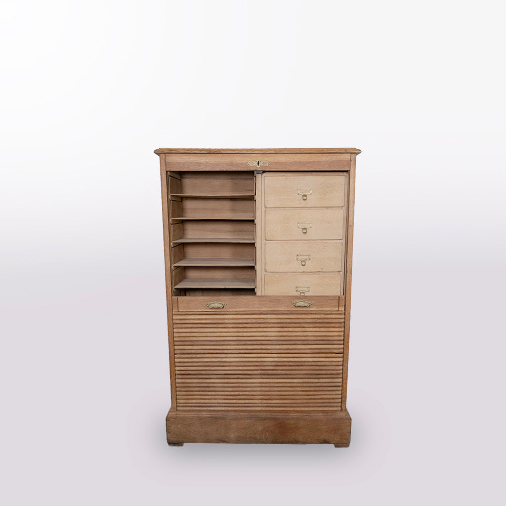 French 1930s Tambour Cabinet