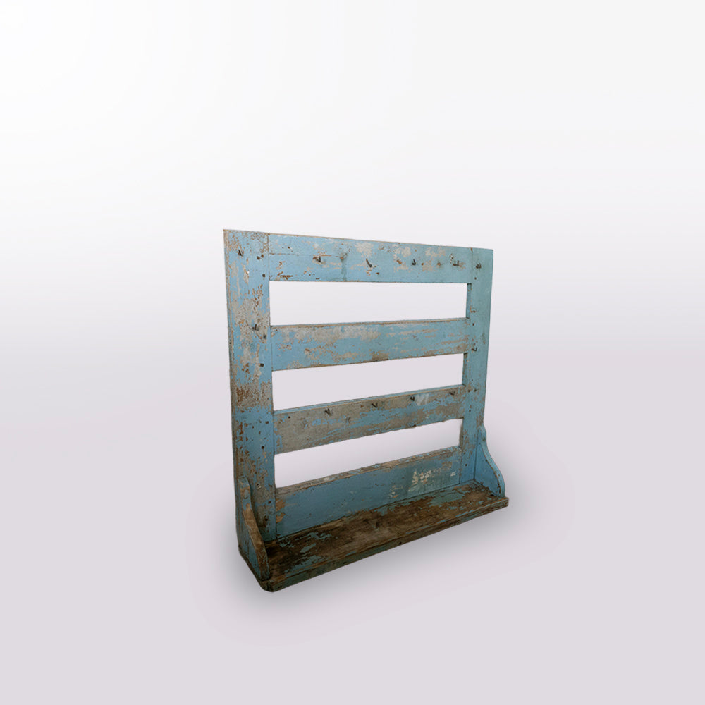 French 1900 Painted Hanging Shelf