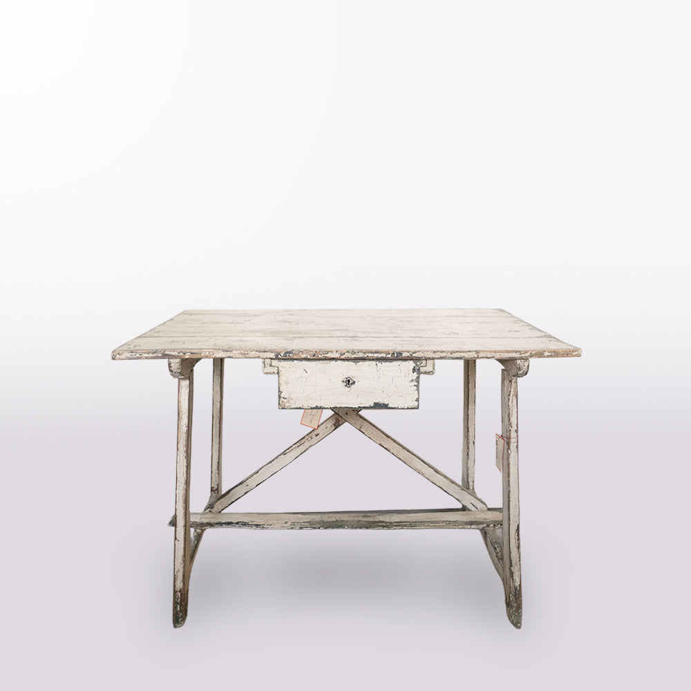 Rustic Occasional Table w/ Supporting X Back