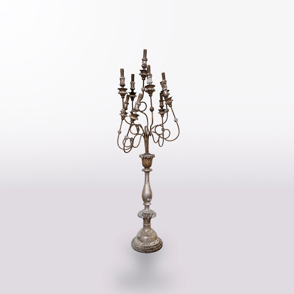 1800 French Chandelier Floor Lamp