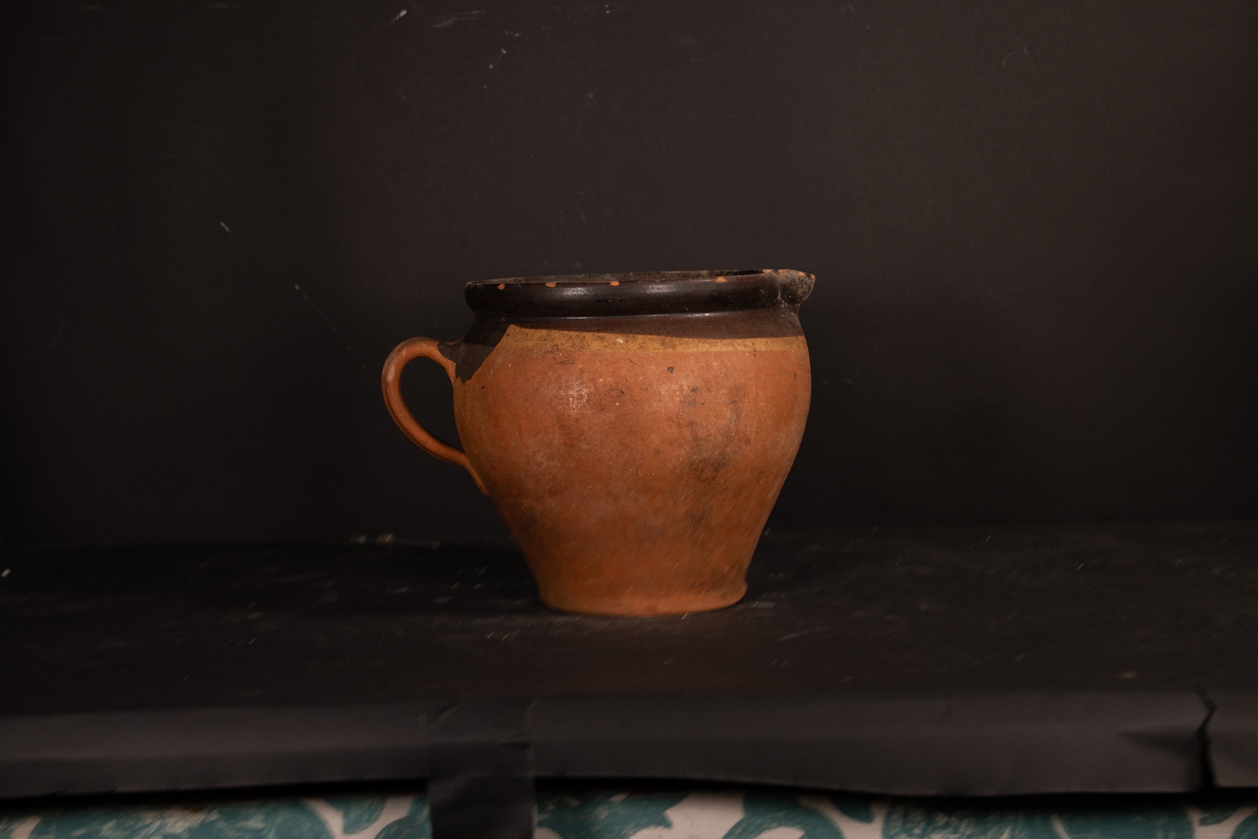 1800s Century French Earthenware Pitcher
