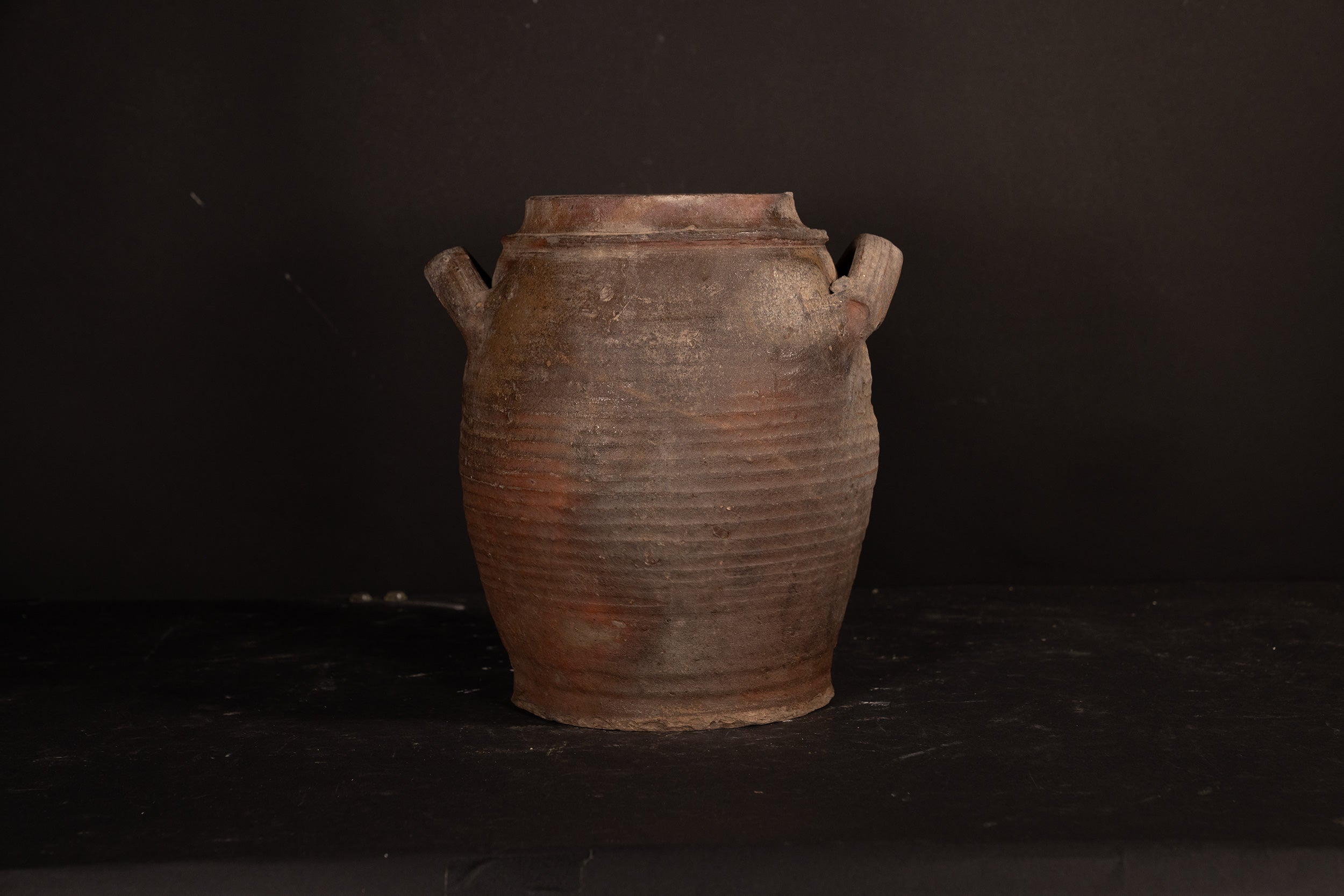 Ribbed Terracotta Confit Vessel