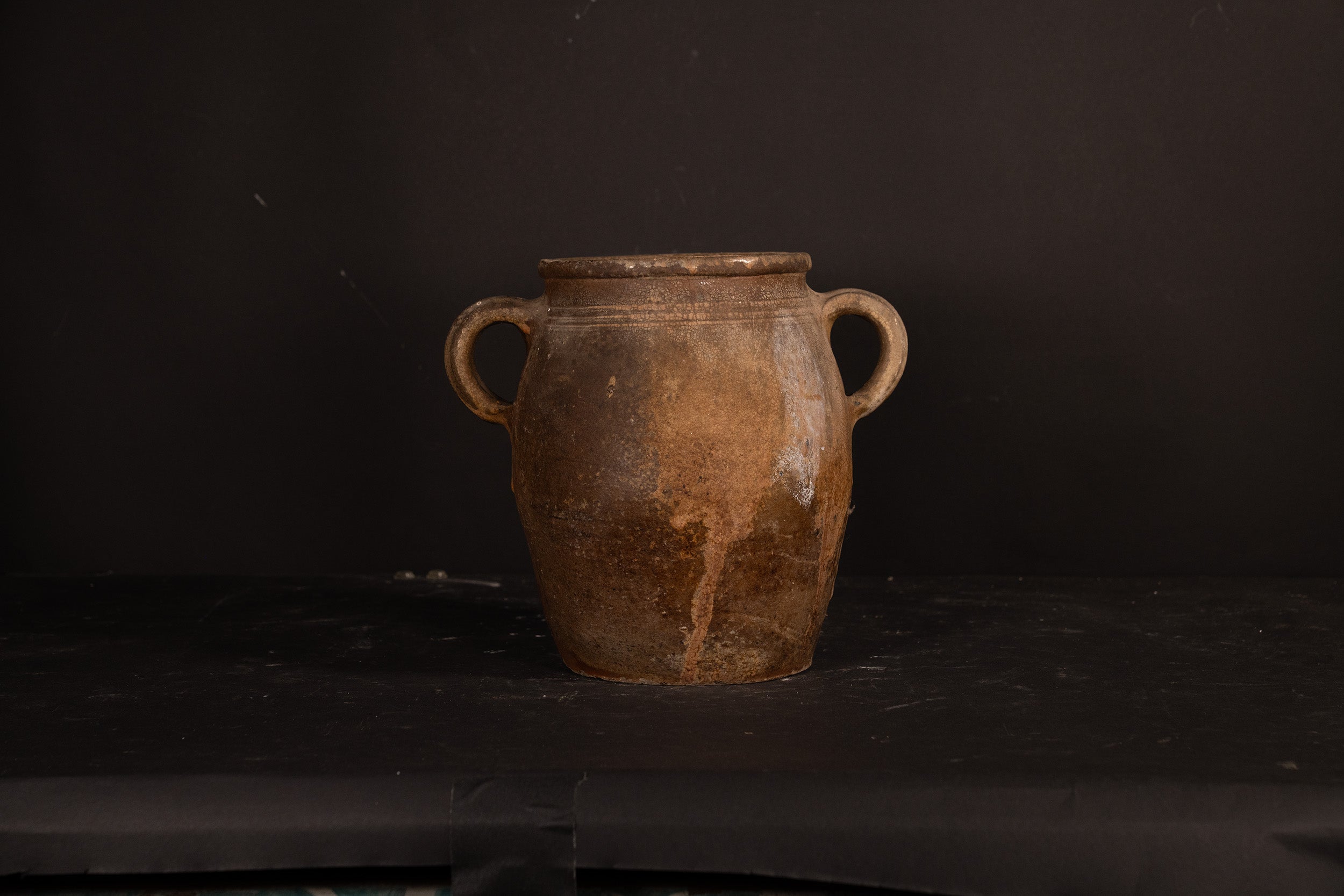 1800s French Rustic Confit Pot