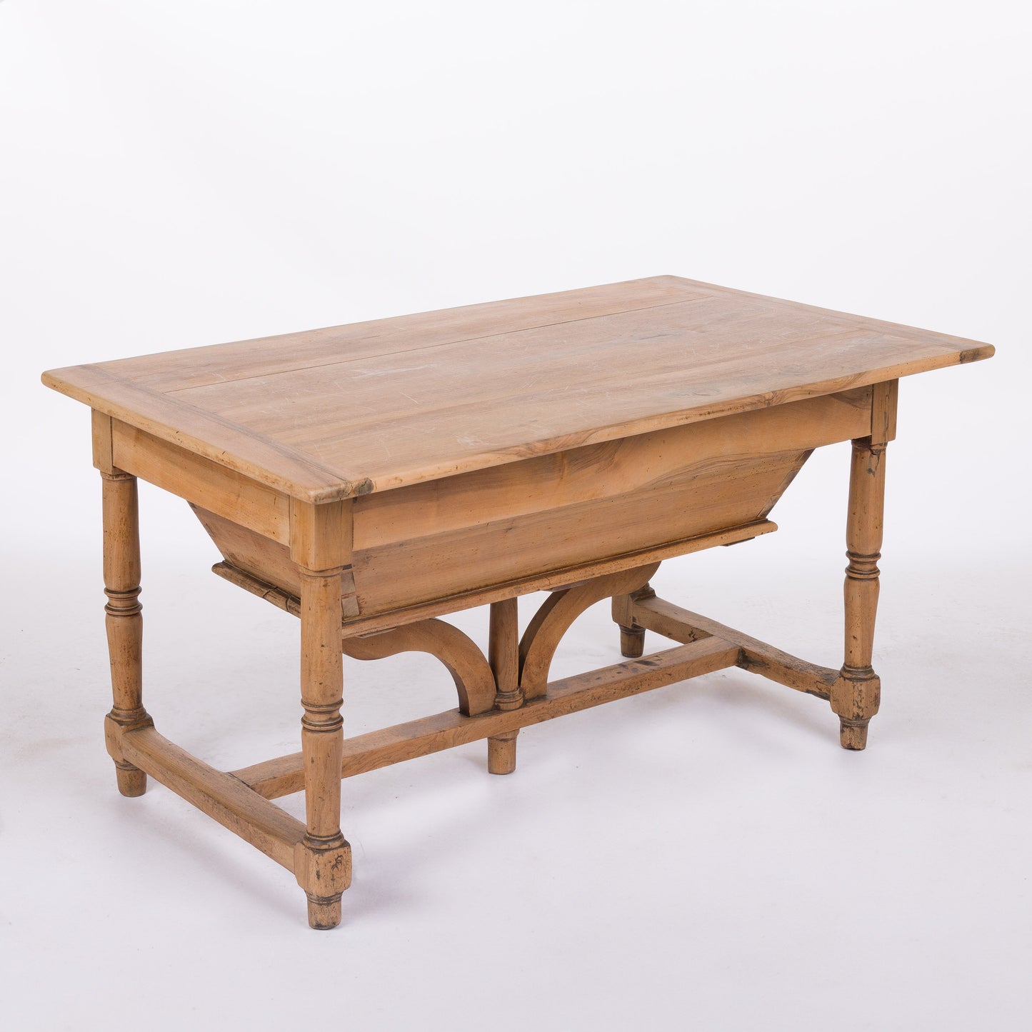 Walnut Petrine Table (Dough Bin) with Rotating Top