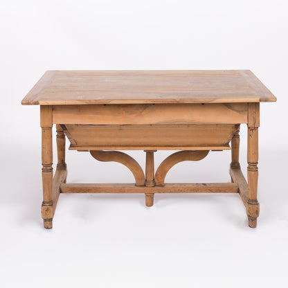 Walnut Petrine Table (Dough Bin) with Rotating Top