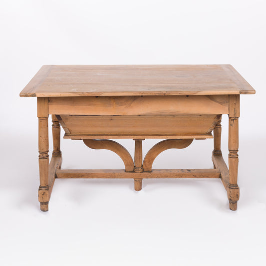 Walnut Petrine Table (Dough Bin) with Rotating Top