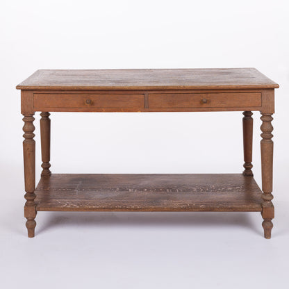 Petite Oak Drapers Table