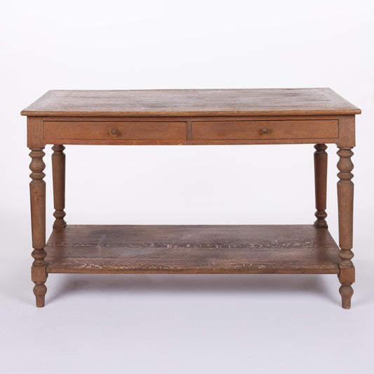 Petite Oak Drapers Table