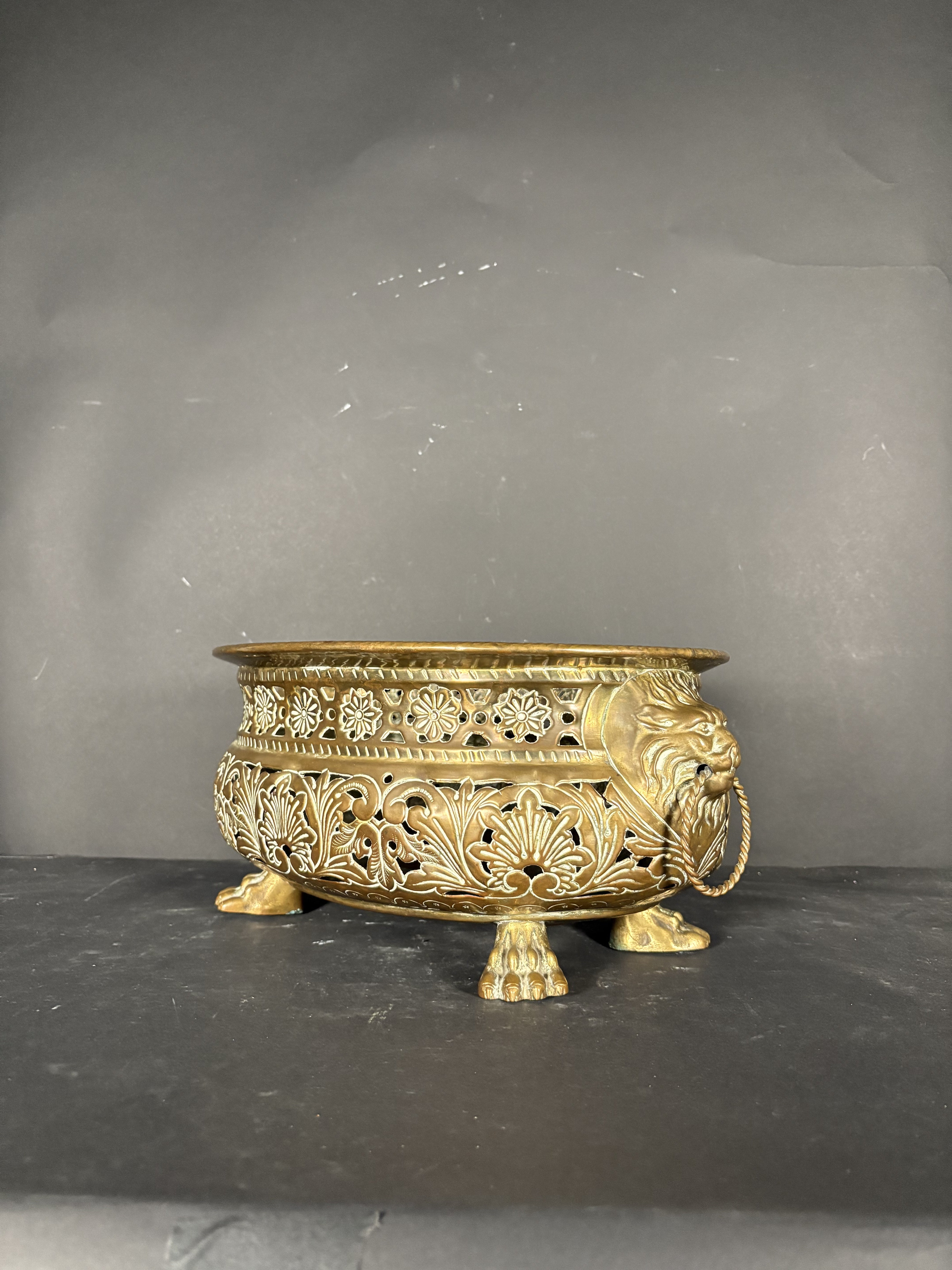 Brass Jardinière