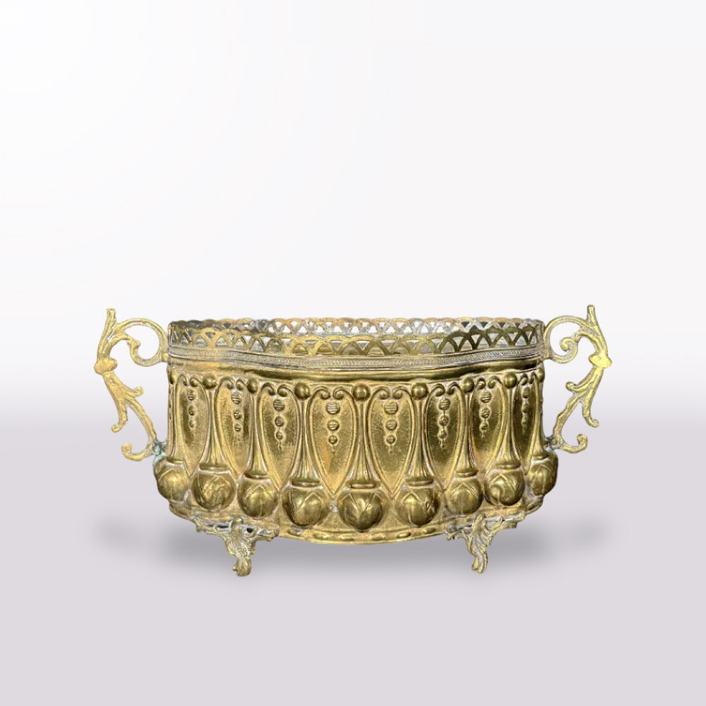 Brass Jardinière with Handles