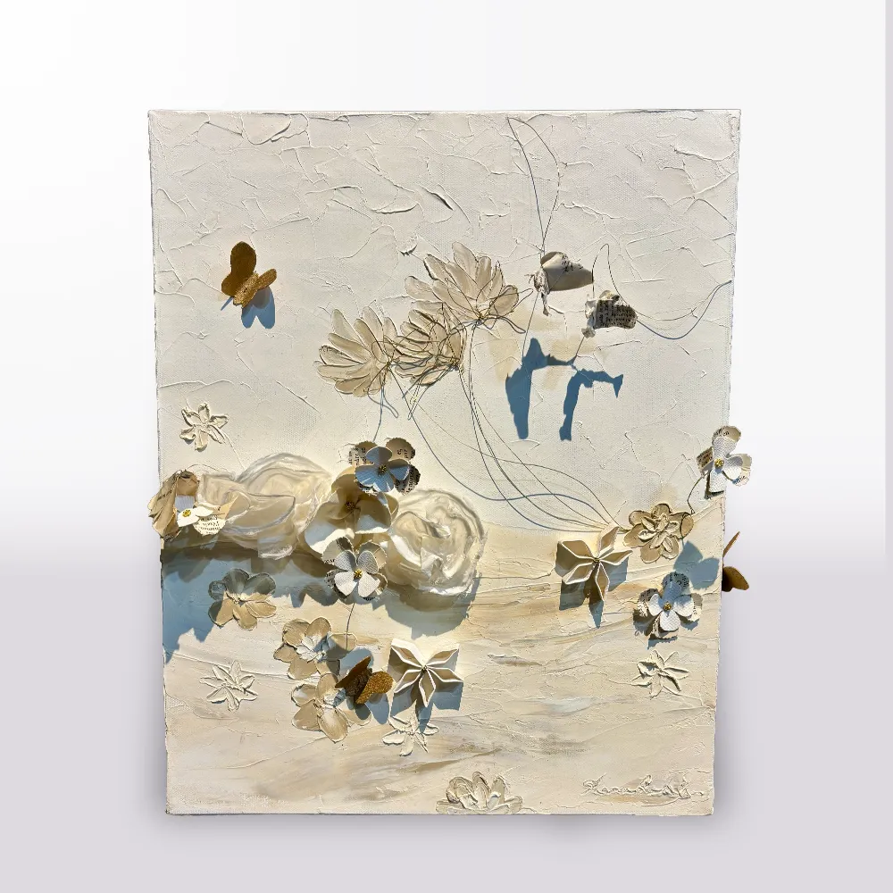 France Ruhnke Mixed Media on Canvas - Windy Hills