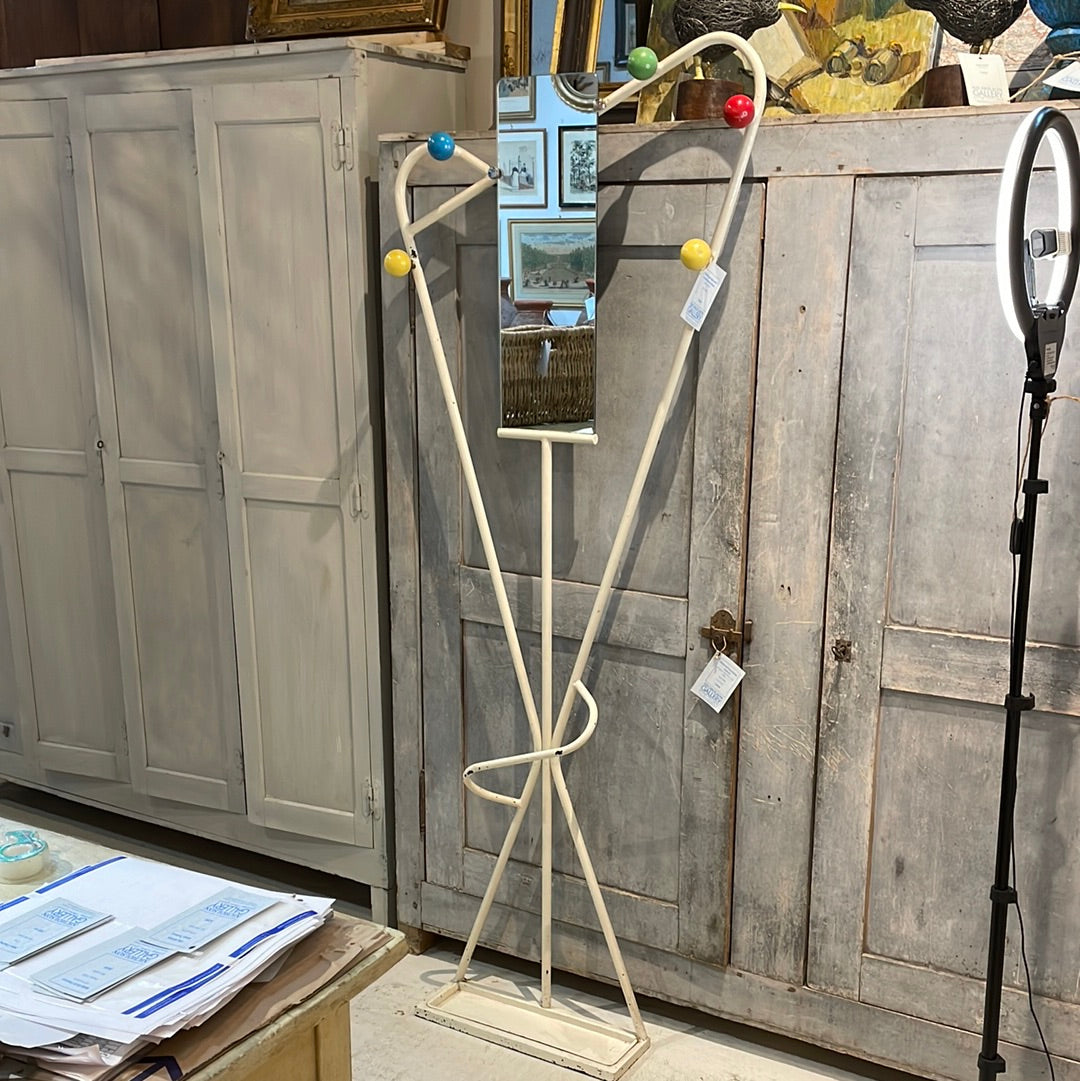 Metal Coat Rack with Colorful Wood Balls