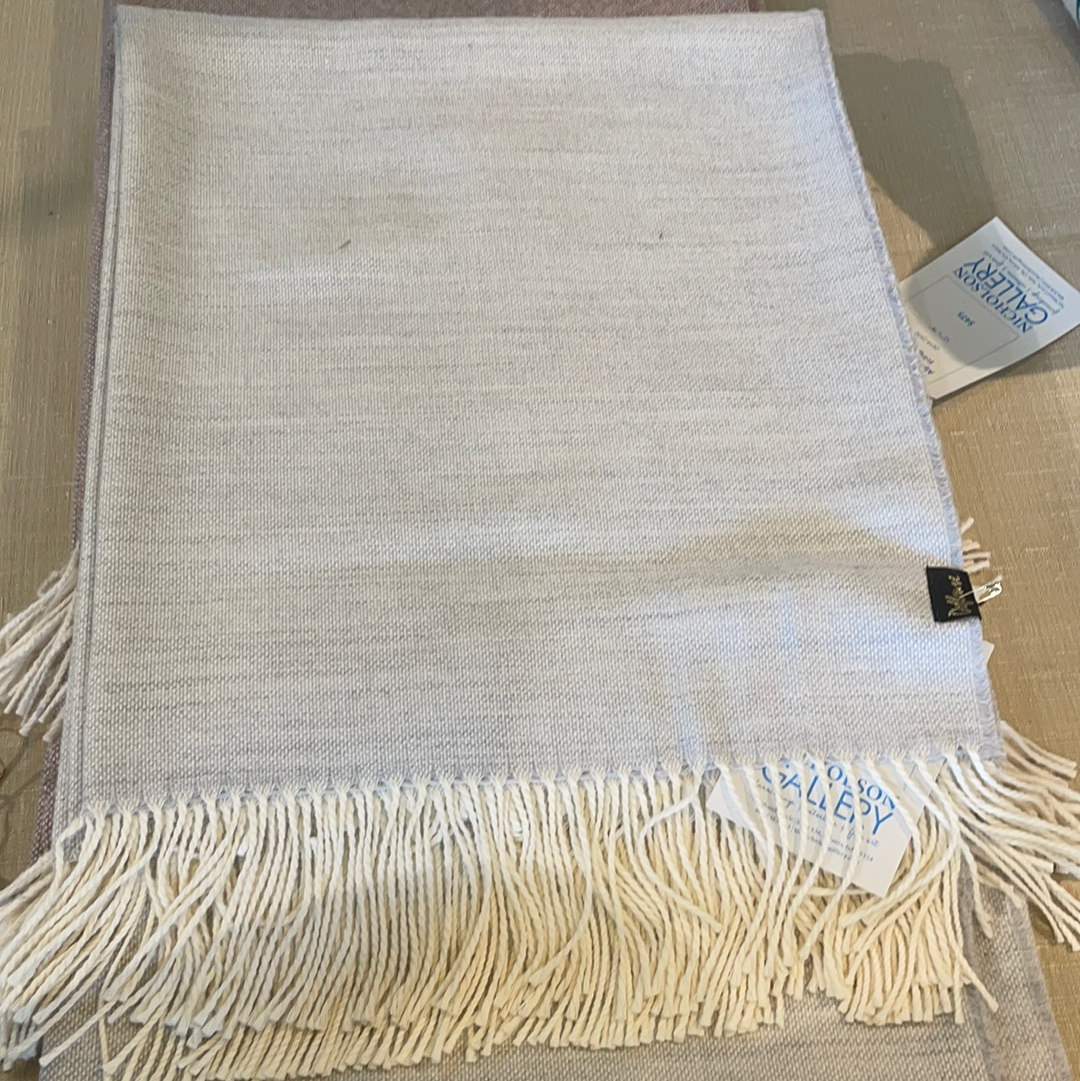 Alpaca Throw with Fringe